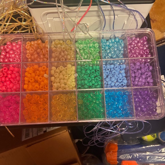 Other - Bracelet making  material and beads